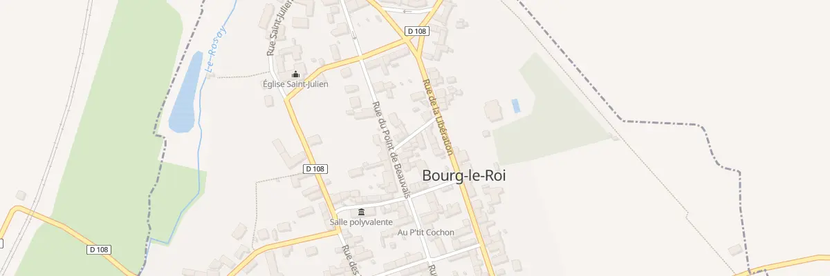 Plan du 2 Rue du Dr Jouin à Bourg-le-Roi