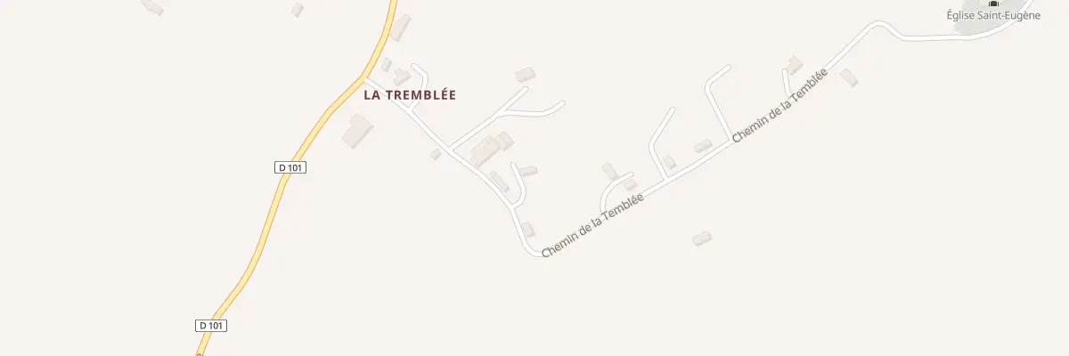 Plan du 5050 La Tremblee à Formentin