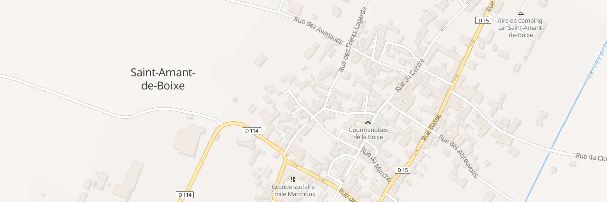 Plan du 5000F Rue des Huiliers à Saint-Amant-de-Boixe