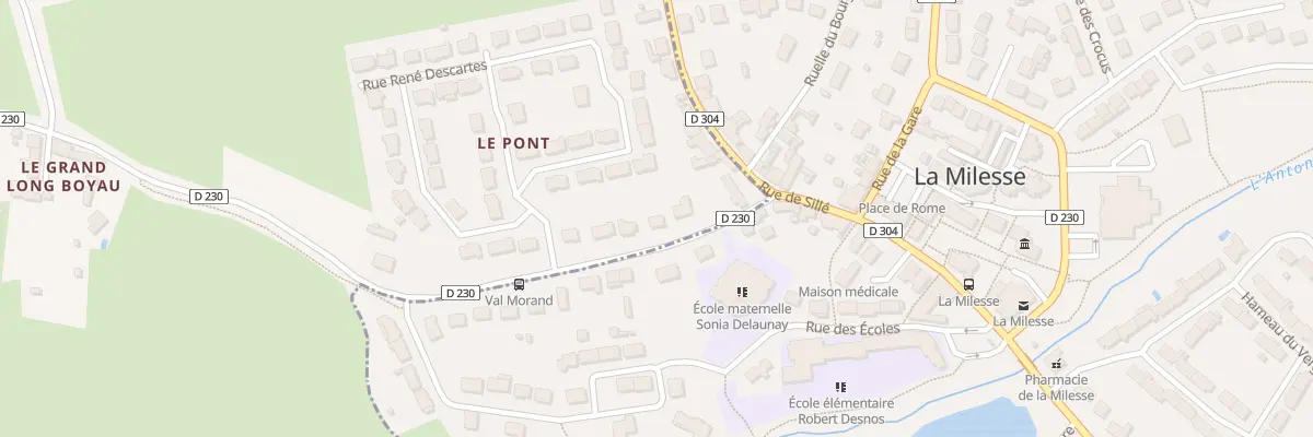 Plan du 2 Rue d’Aigne à Aigné
