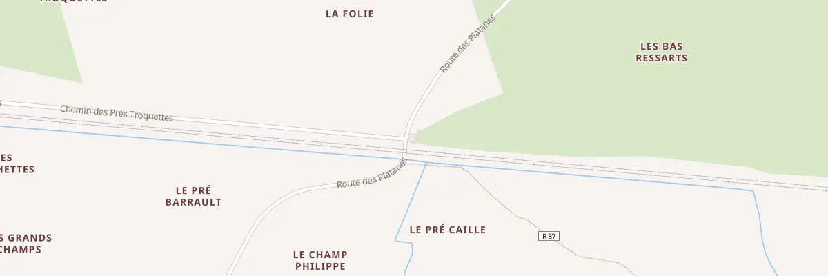 Plan du 43 Le Plessis à Chouzé-sur-Loire