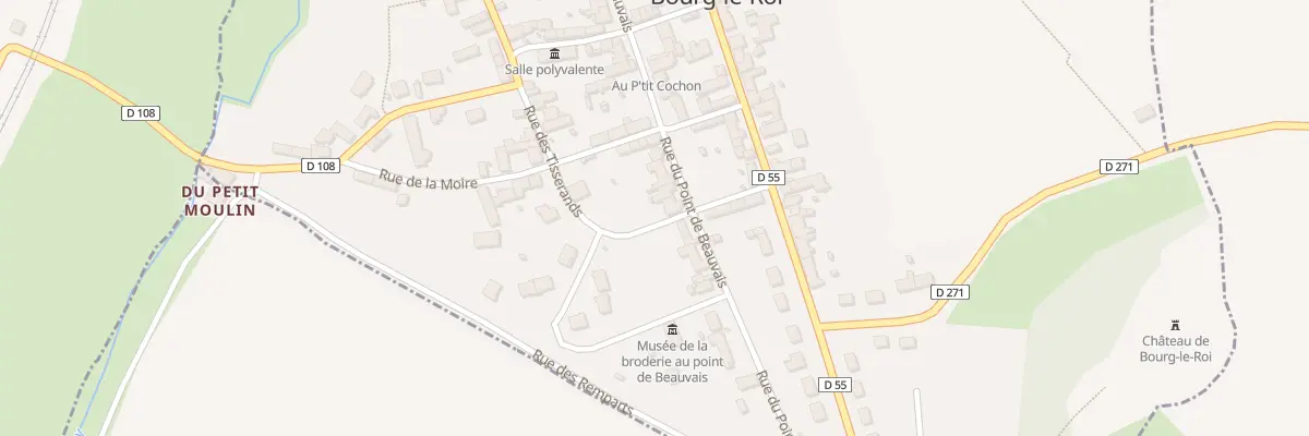 Plan du 62 Rue du Point de Beauvais à Bourg-le-Roi