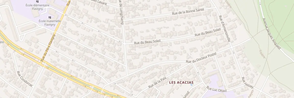 Plan du 14 Rue du Beau Soleil au Havre