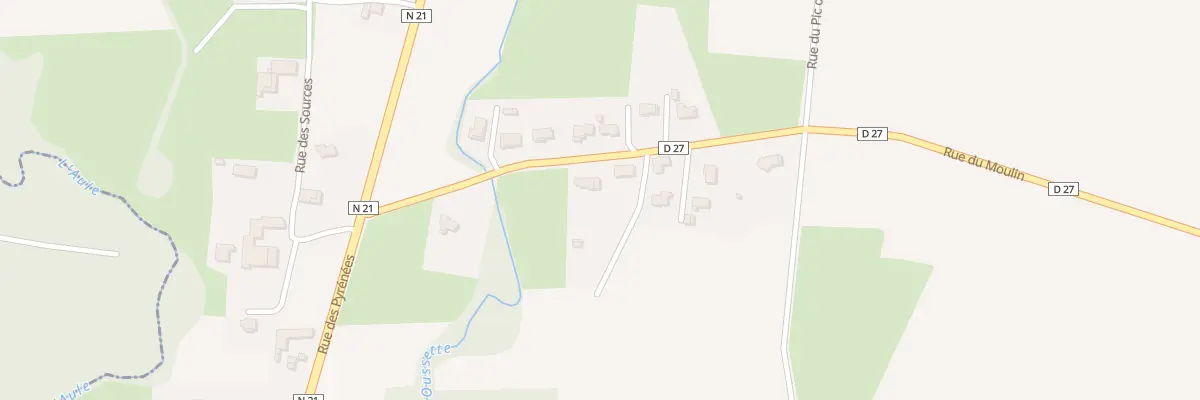 Plan du 14 Rue du Moulin à Escondeaux