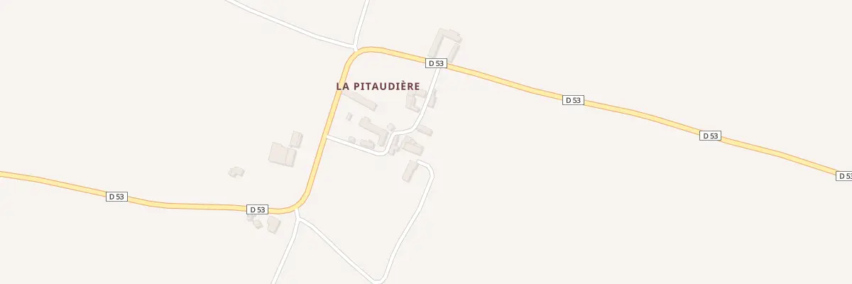 Plan du 20 La Pitaudiere à Vézières