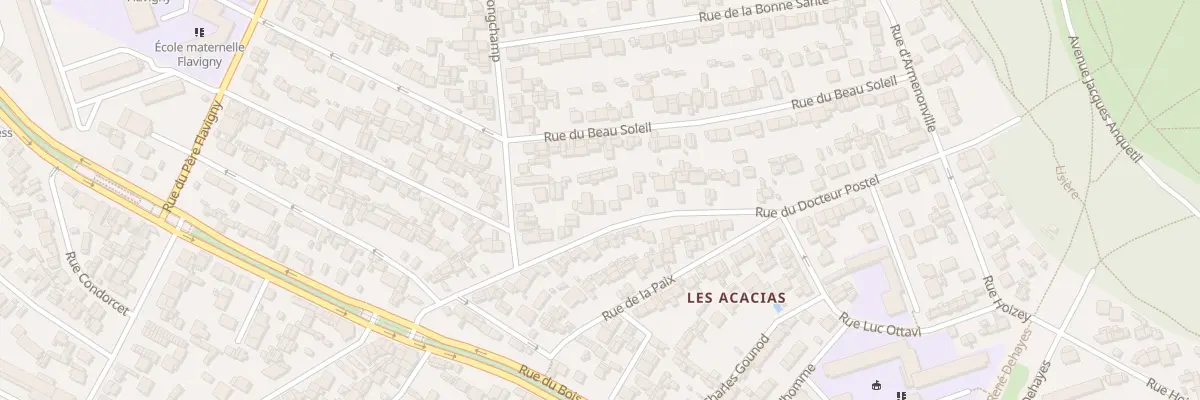 Plan du 79 Rue Doc Postel au Havre