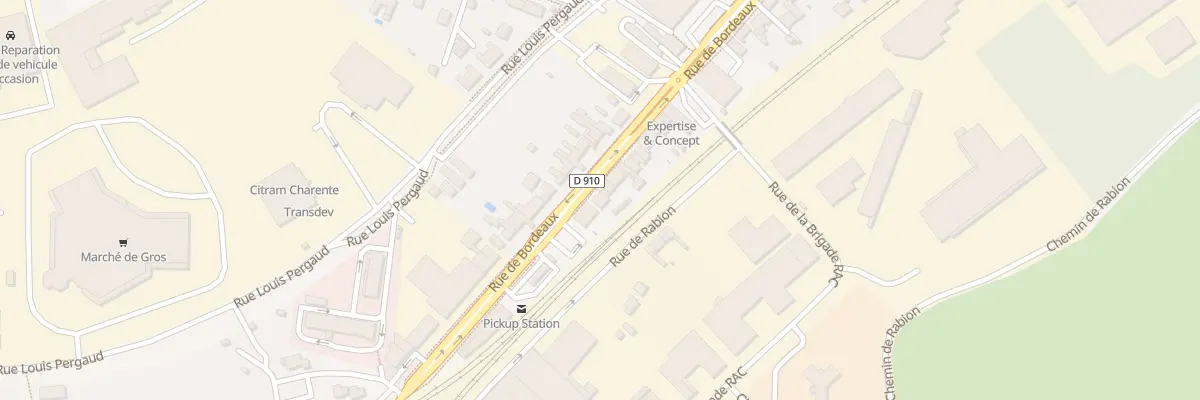Plan du 461 Rue de Bordeaux à Angoulême