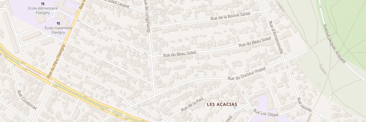 Plan du 16 Rue du Beau Soleil au Havre