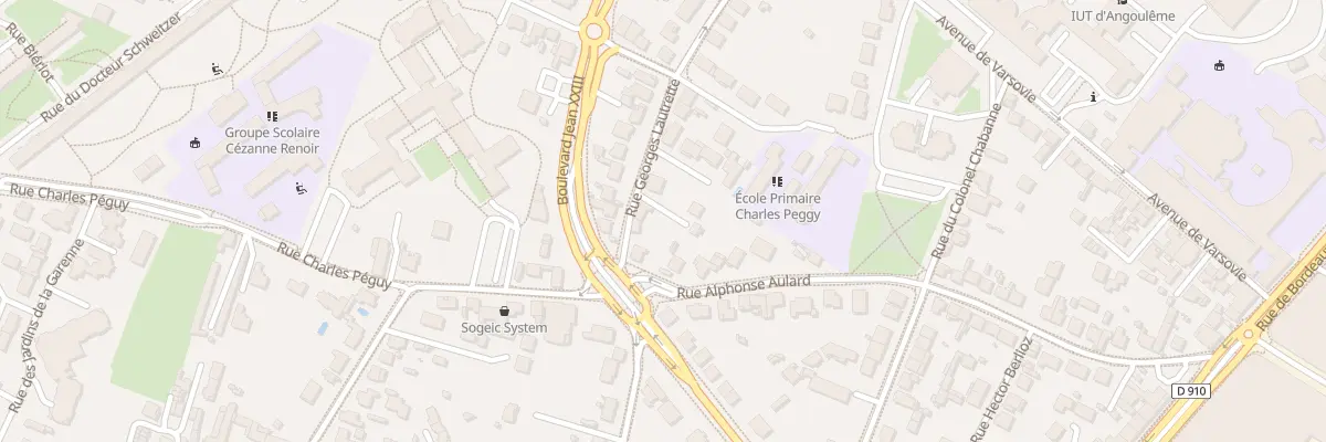 Plan du 37 Rue Georges Lautrette à Angoulême