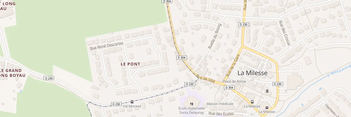 Plan du 21 Rue de Sille à Aigné