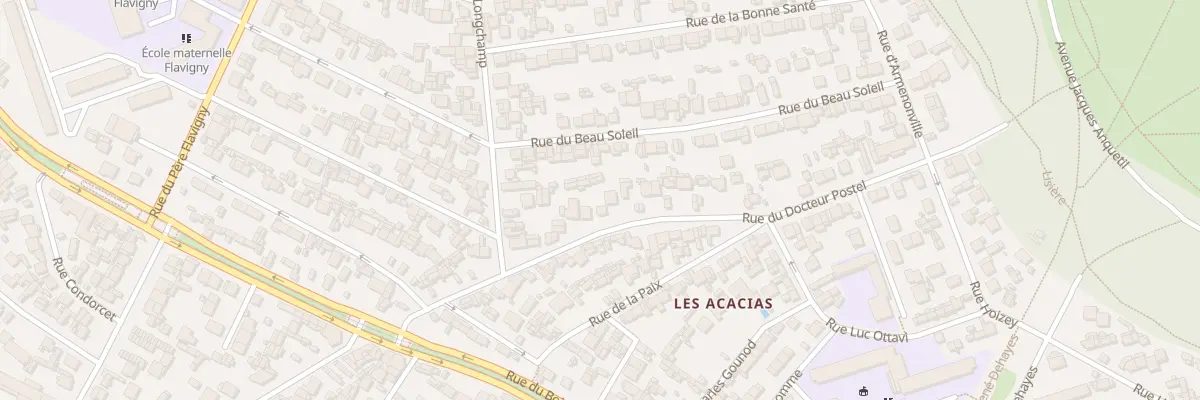 Plan du 81 Rue Doc Postel au Havre