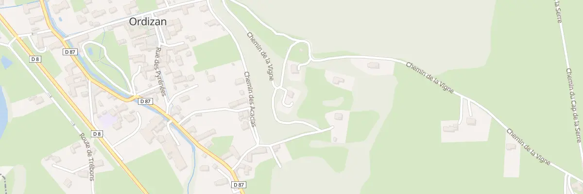 Plan du 2 Che de la Vigne à Ordizan