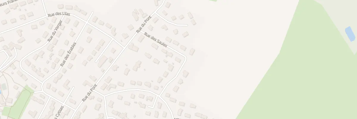 Plan du 7 Rue des Saules à Champfleur