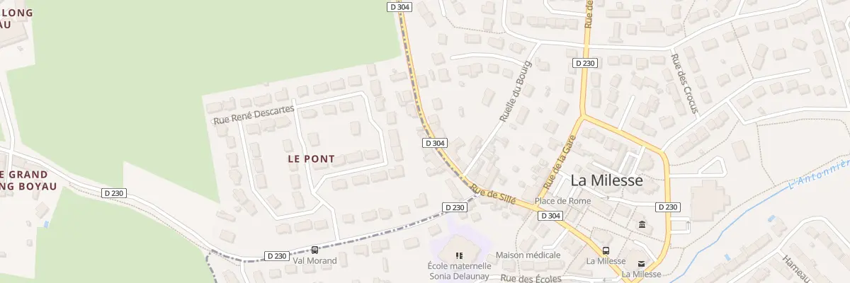 Plan du 23 Rue de Sille à Aigné