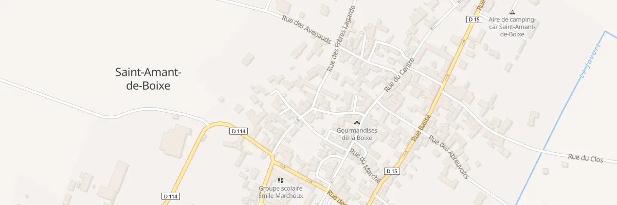 Plan du 17 Rue des Frères Lagarde à Saint-Amant-de-Boixe