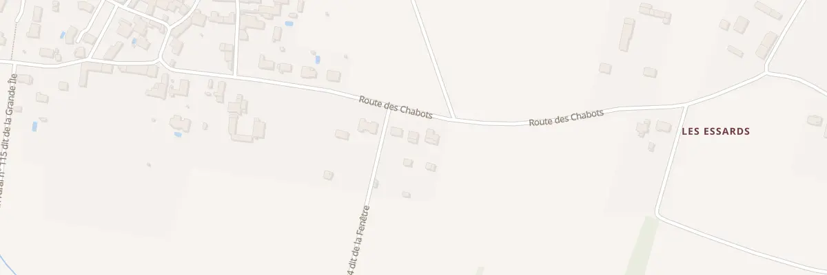 Plan du 75 Rte des Chabots à Balzac