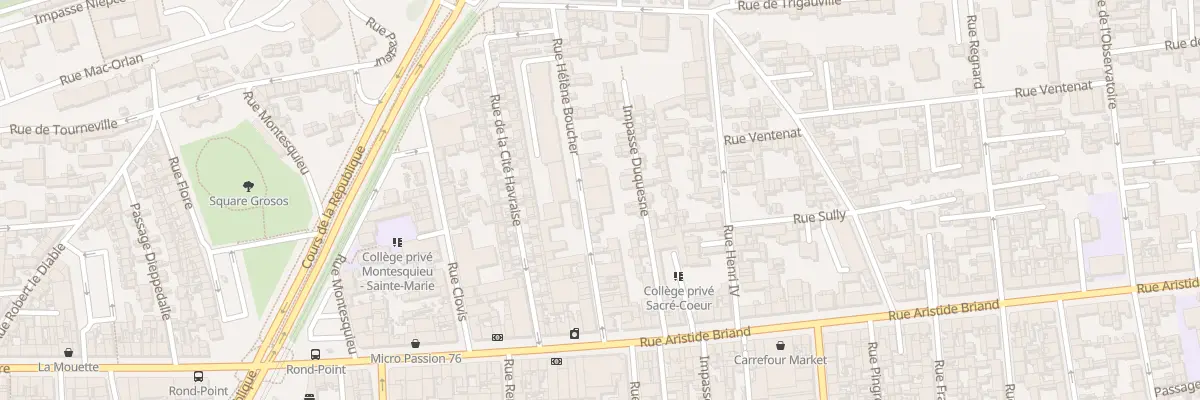 Plan du 20 Rue Hélène Boucher au Havre
