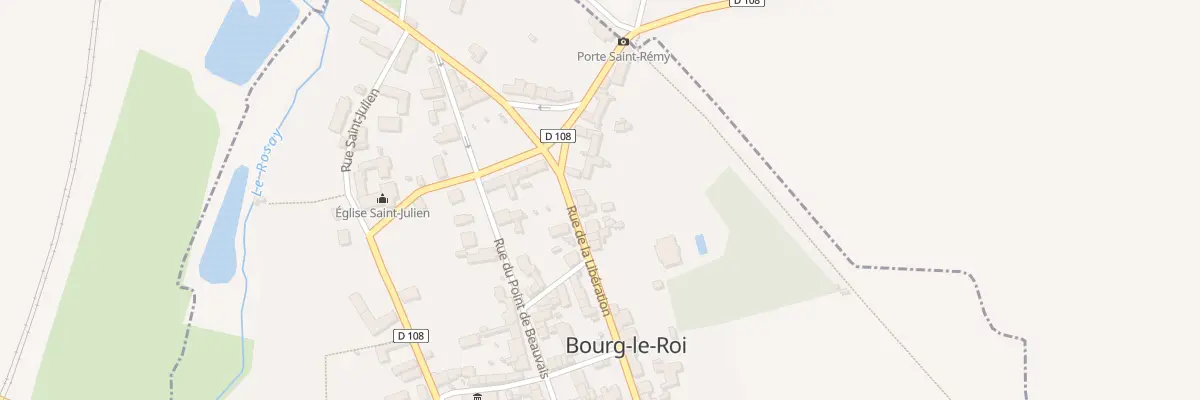 Plan du 17 Rue de la Libération à Bourg-le-Roi