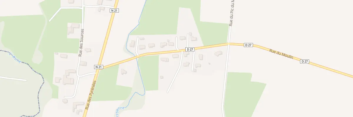 Plan du 16 Rue du Moulin à Escondeaux