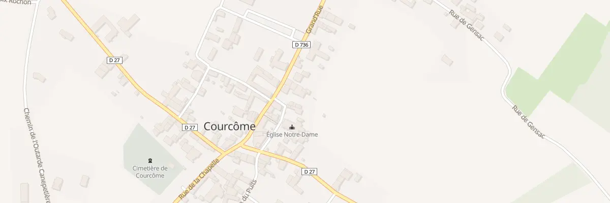 Plan du 3 Rue de l’Église Notre-Dame à Courcôme