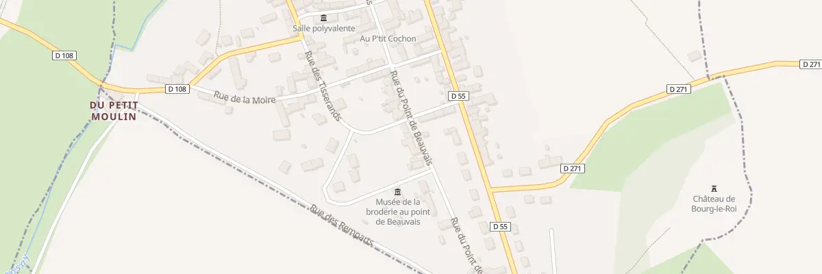 Plan du 66 Rue du Point de Beauvais à Bourg-le-Roi