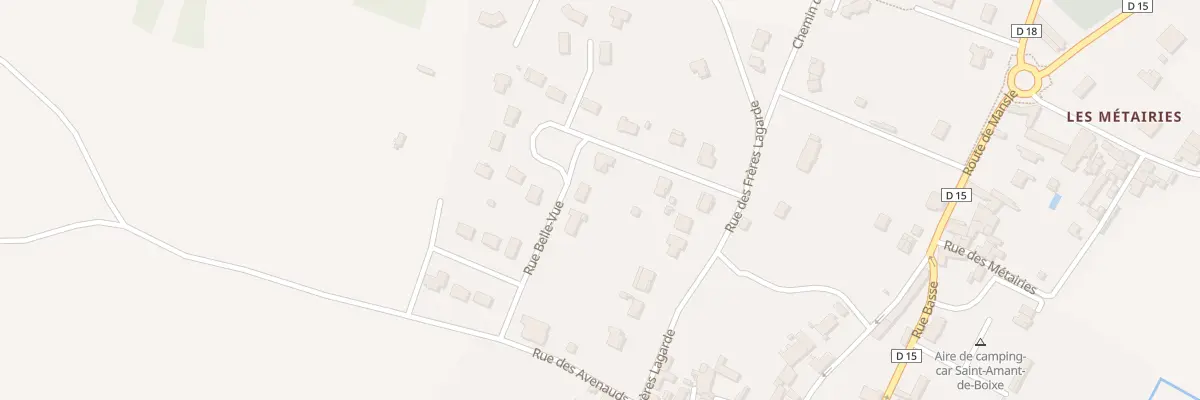 Plan du 6 Rue Belle-Vue à Saint-Amant-de-Boixe