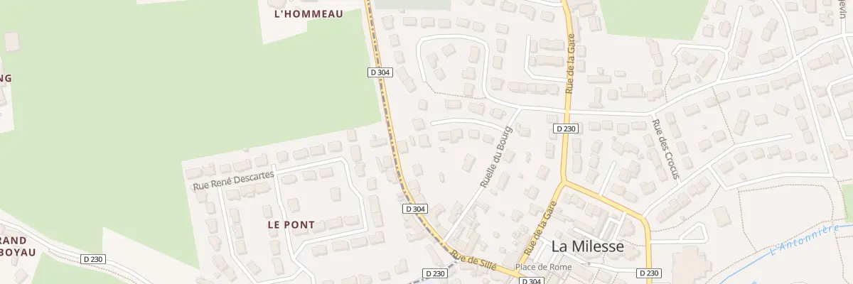 Plan du 6 Imp de la Landrel à La Milesse