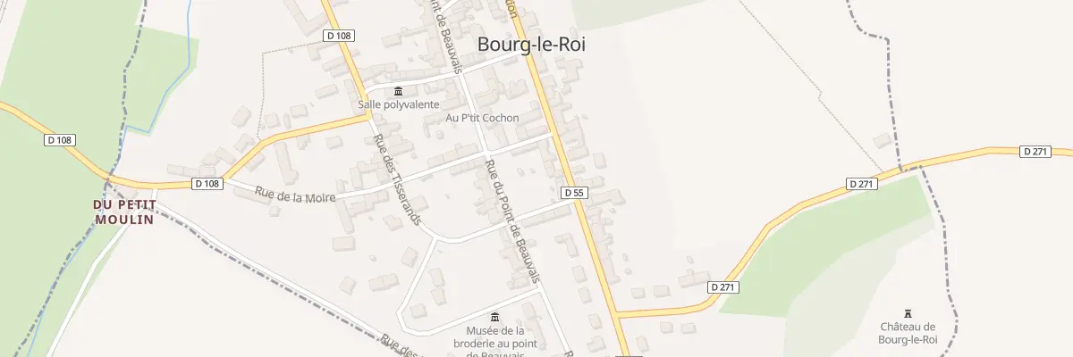 Plan du 50 Rue de la Libération à Bourg-le-Roi