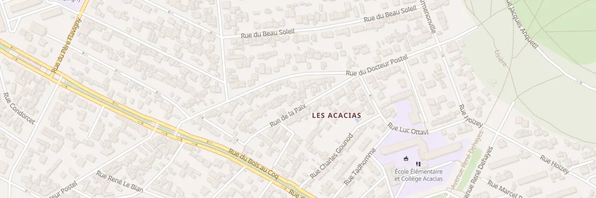 Plan du 27 Rue de la Paix au Havre
