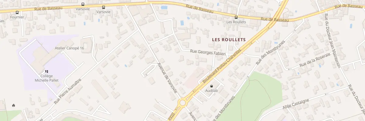 Plan du 27 Rue Georges Fabien à Angoulême