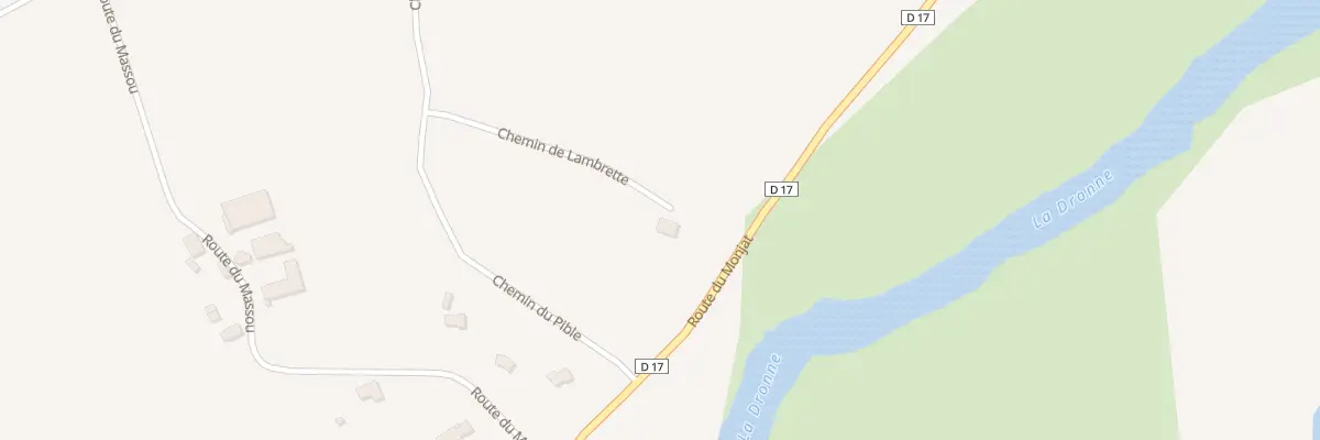Plan du 290 Che de Lambrette à Bonnes