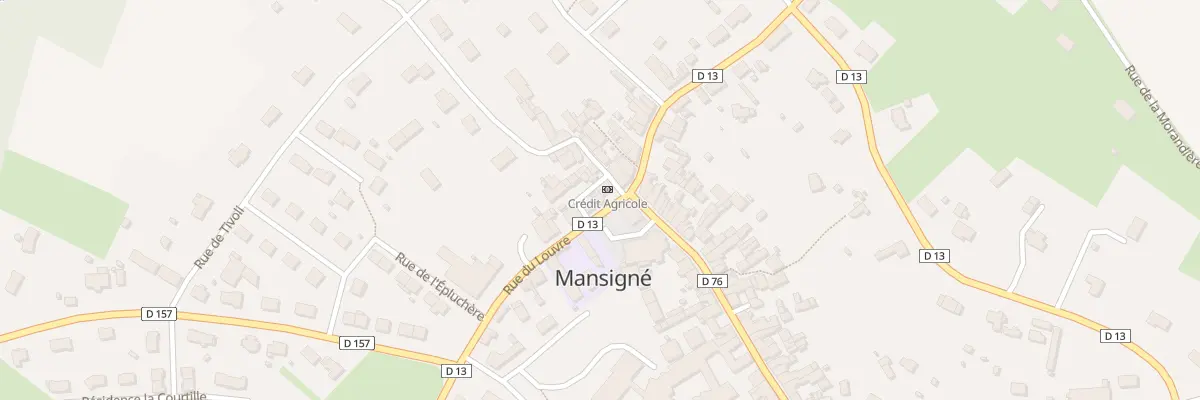 Plan du 4 Rue du Louvre à Mansigné