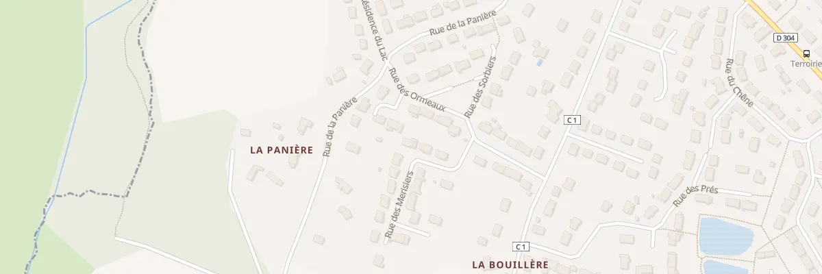 Plan du 6 Rue des Merisiers à La Milesse