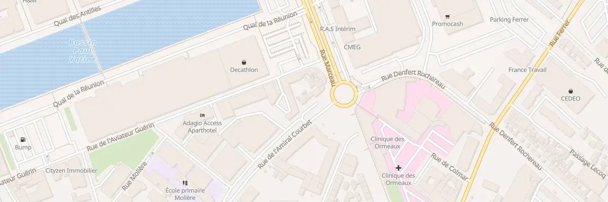 Plan du 51 Rue Amiral Courbet au Havre