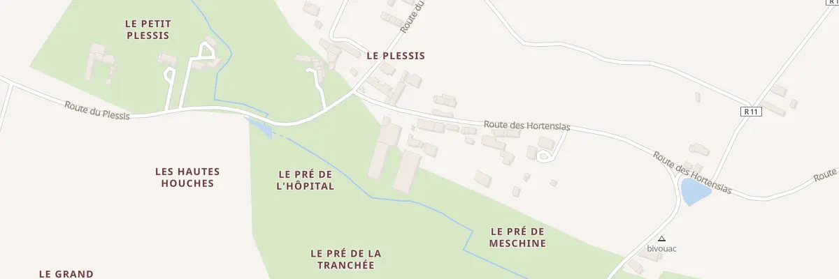 Plan du 4 Rte des Hortensias à Chouzé-sur-Loire