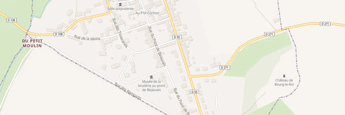 Plan du 70 Rue de la Libération à Bourg-le-Roi