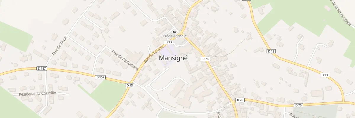 Plan du 4 Rue Principale à Mansigné