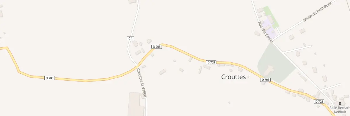 Plan du 19 Rue de la Cavée à Crouttes