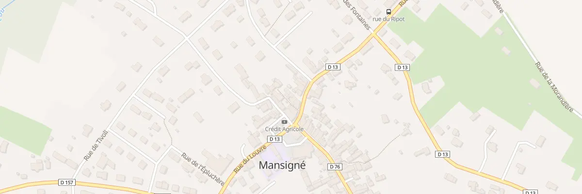 Plan du 2 Rle de la Cour Du College à Mansigné