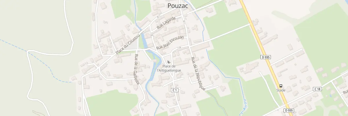 Plan du 5 Pl de l’Artiguelongue à Pouzac