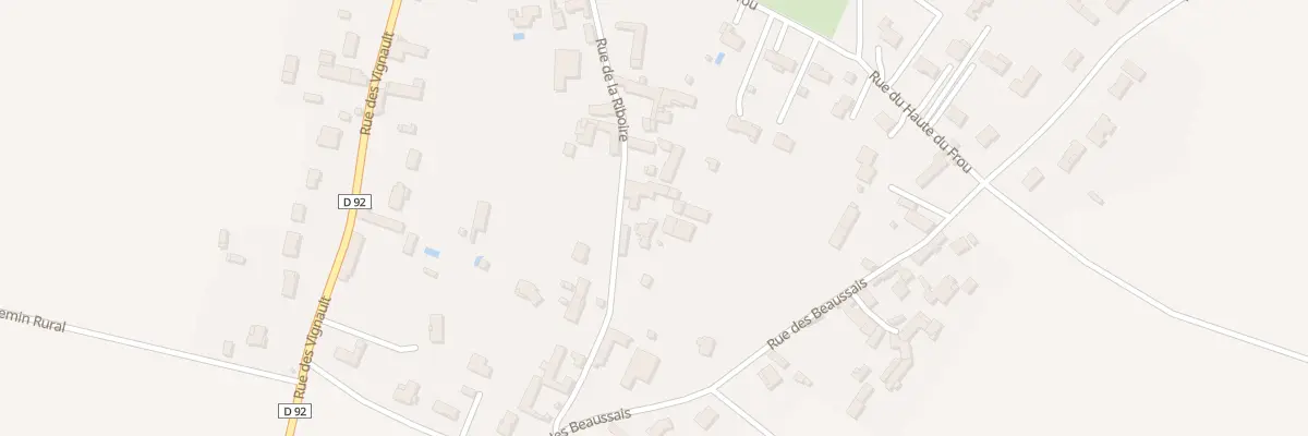 Plan du 21 Rue de la Riboire à Frozes