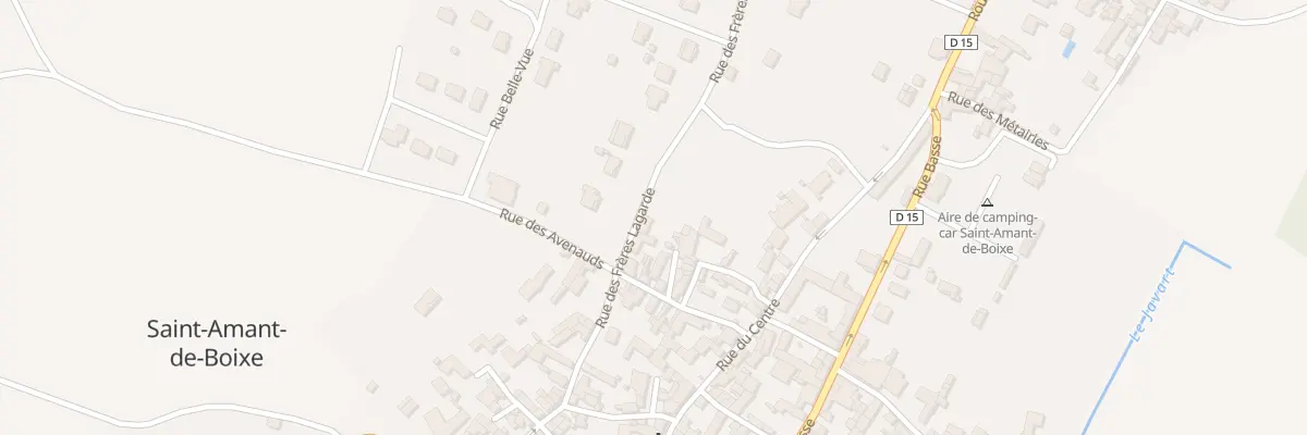 Plan du 14 Rue des Frères Lagarde à Saint-Amant-de-Boixe