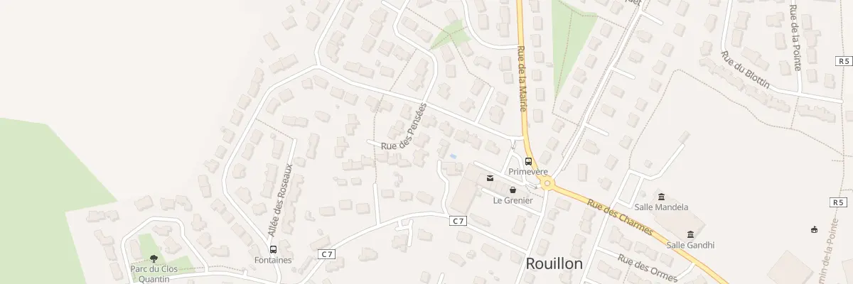 Plan du 1 Rue des Pensées à Rouillon