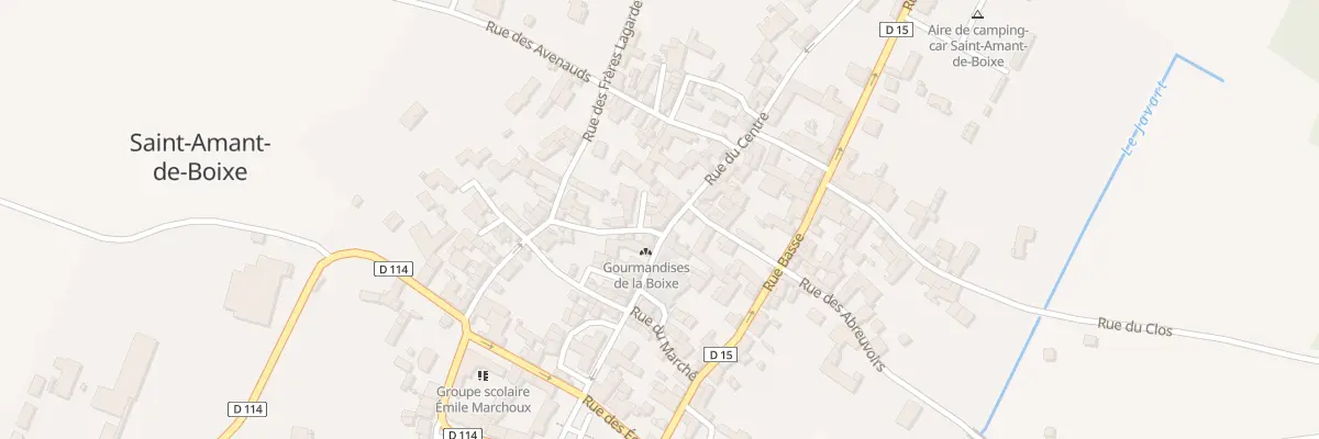 Plan du 23 Rue du Centre à Saint-Amant-de-Boixe