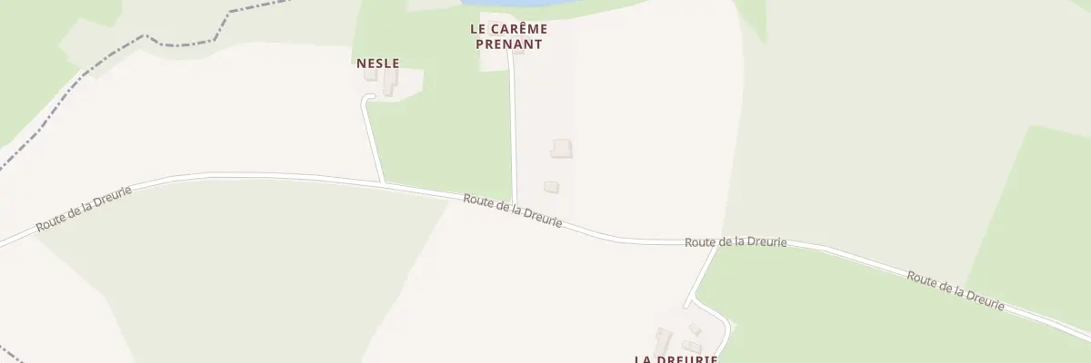 Plan du 1896 Rte de la Dreurie à Requeil