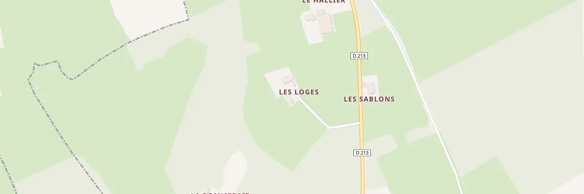 Plan du 5029 Les Loges à Parigné-le-Pôlin