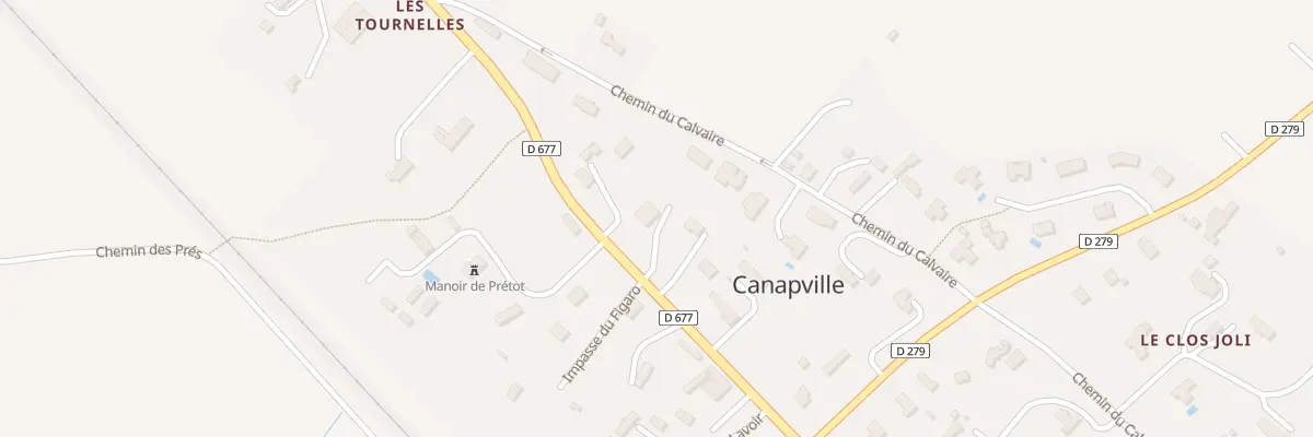 Plan du 5003 Le Bourg à Canapville