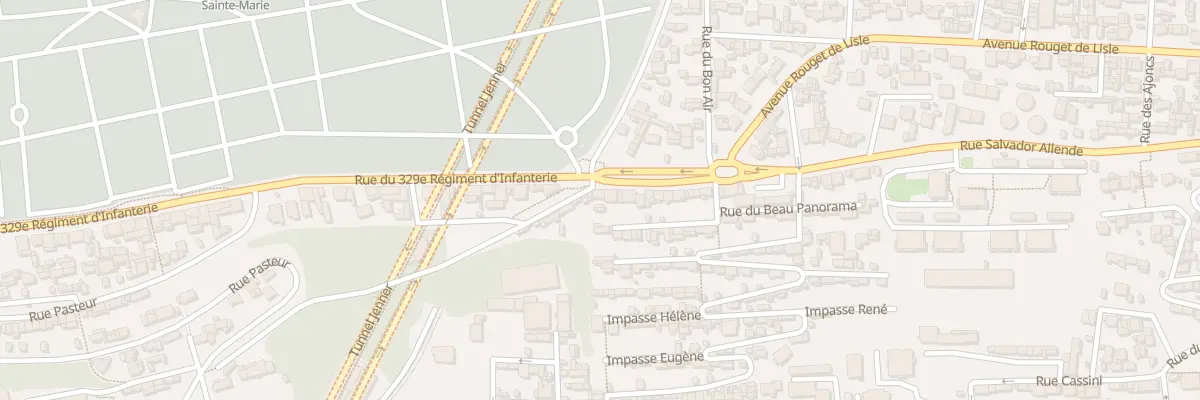 Plan du 80 Rue Salvador Allende au Havre
