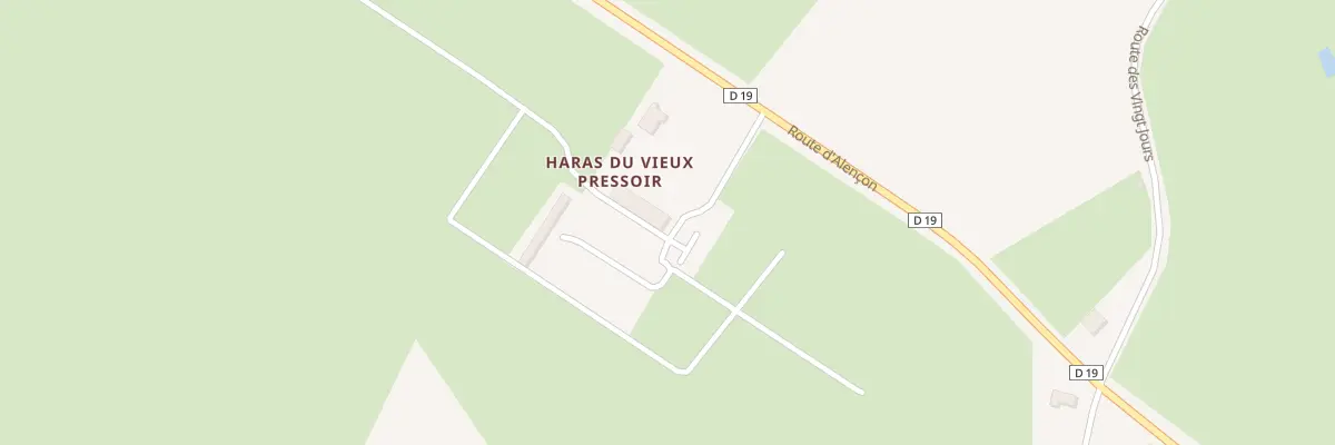 Plan du 1388 Rte d’Alençon à Champfleur