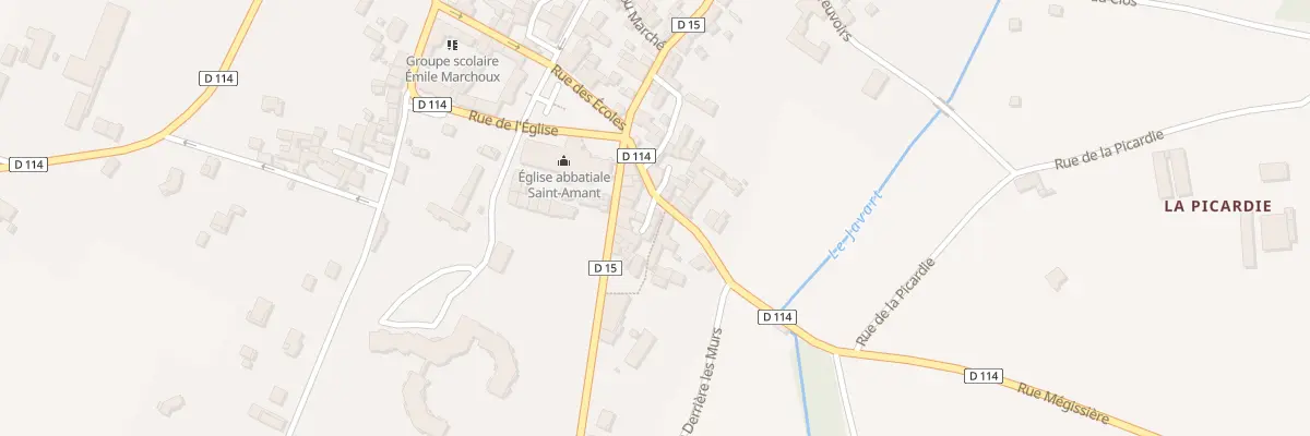 Plan du 4 Pas des Roses Trémieres à Saint-Amant-de-Boixe